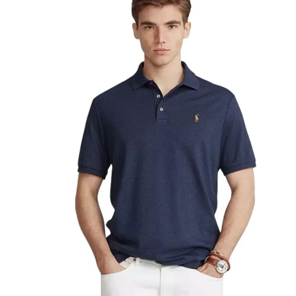 Polo Ralph Lauren Men's 100% Cotton Custom Slim Fit Soft Cotton Polo Shirt Sz L